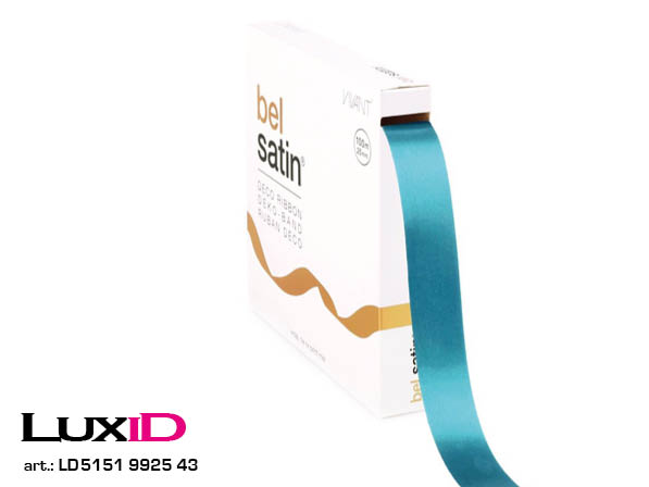Bel satin 43 turquoise 25mm x 100m